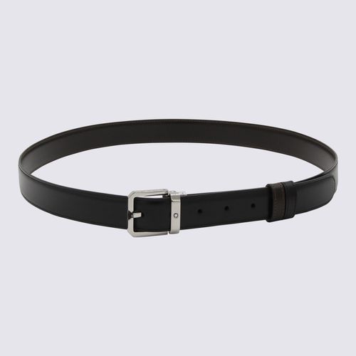 Montblanc Black Leather Belt - Montblanc - Modalova