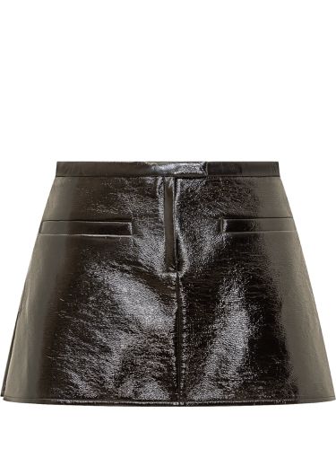 Courrèges Vinyle Mini Skirt - Courrèges - Modalova