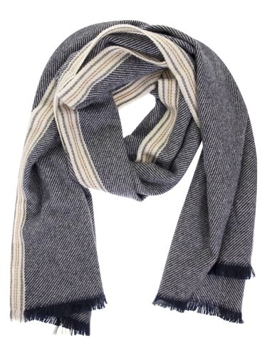 Cashmere Scarf With Selvedge - Brunello Cucinelli - Modalova