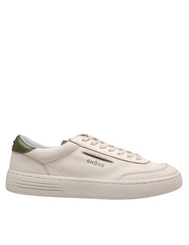 Lido Sneakers In And Green Leather - GHOUD - Modalova