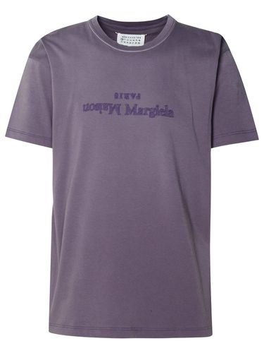 Purple Cotton T-shirt - Maison Margiela - Modalova