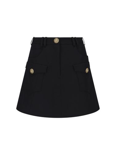 Balmain Mini Skirt western - Balmain - Modalova