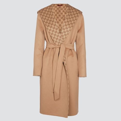 Gucci Camel Wool Coat - Gucci - Modalova