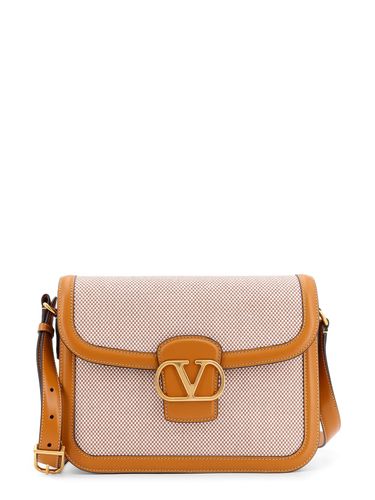 Logo Plaque Foldover Top Shoulder Bag - Valentino Garavani - Modalova