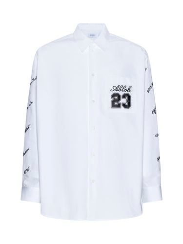 Off-White 23 Logo Oversize Shirt - Off-White - Modalova
