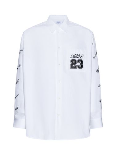 Off-White 23 Logo Oversize Shirt - Off-White - Modalova