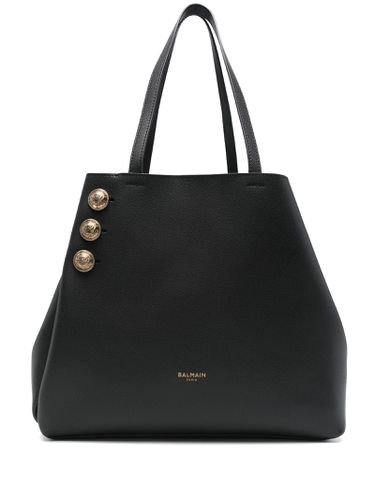 Embleme Shopping Bag-grained Calfskin - Balmain - Modalova