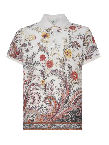 Etro Floral Paisley Polo - Etro - Modalova