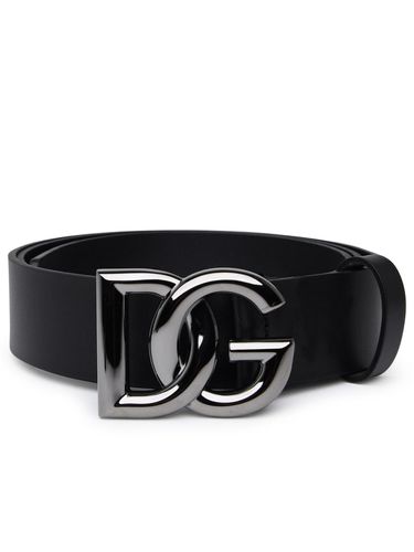 Dolce & Gabbana Black Leather Belt - Dolce & Gabbana - Modalova