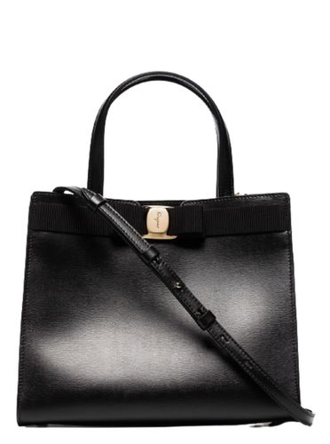 Leather Vara Handbag - Ferragamo - Modalova