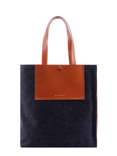 Marni Museo Soft Denim Shoulder Bag - Marni - Modalova