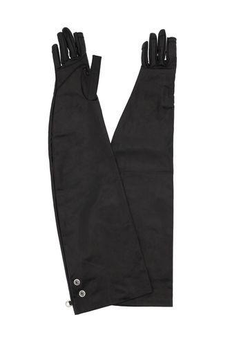 Rick Owens Long Leather Gloves - Rick Owens - Modalova