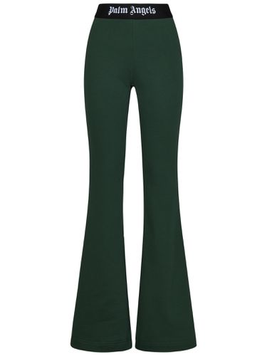 Logo Tape Flare Trousers - Palm Angels - Modalova