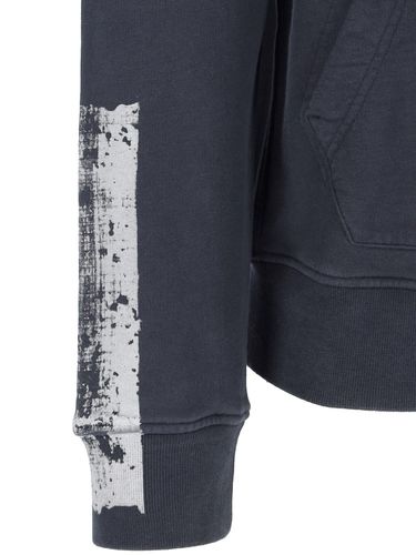 Stone Island Hoddie Printed Sleeve - Stone Island - Modalova