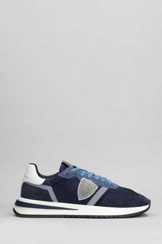 Tropez 2.1 Sneakers In Suede And Fabric - Philippe Model - Modalova