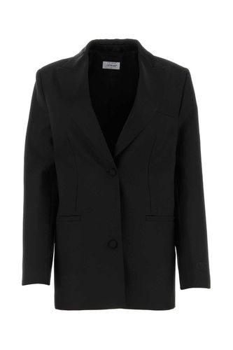 Single-breasted Long-sleeved Blazer - Off-White - Modalova