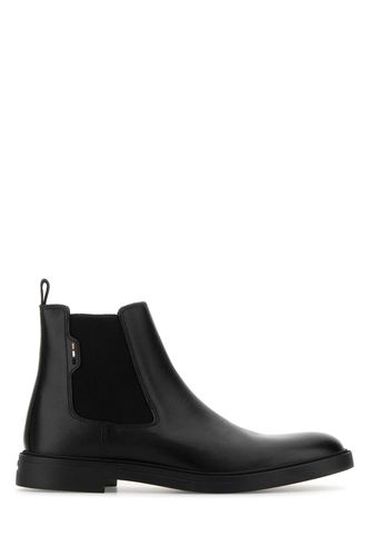 Leather Calev Ankle Boots - Hugo Boss - Modalova