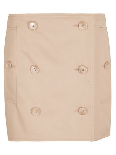 Burberry Multi-buttoned Short Skirt - Burberry - Modalova
