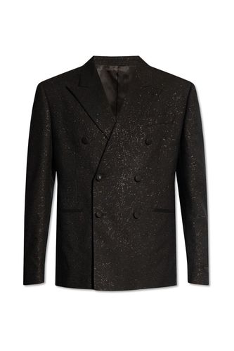 Barocco-jacquard Double-breasted Tailored Blazer - Versace - Modalova