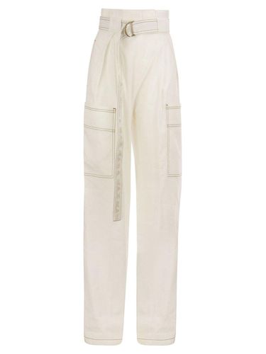 Stitch Detailed Straight Leg Trousers - Max Mara - Modalova