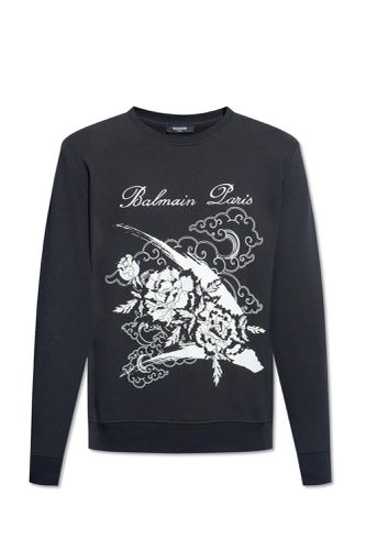 Balmain Printed Sweatshirt - Balmain - Modalova