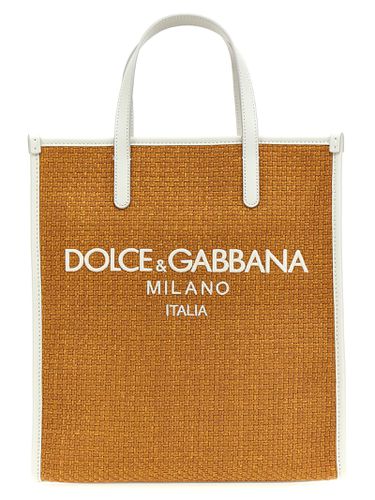 Logo Embroidery Shopping Bag - Dolce & Gabbana - Modalova