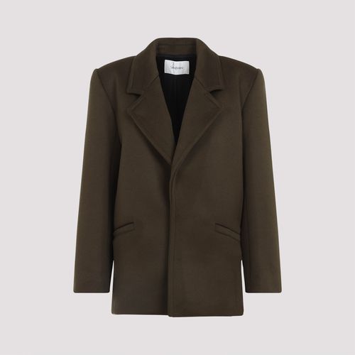 Saint Laurent Virgin Wool Coat - Saint Laurent - Modalova