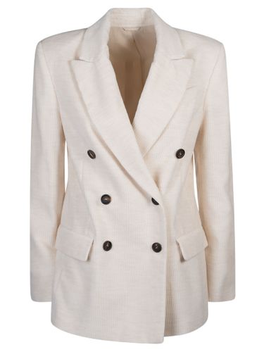 Double Breasted Blazer - Brunello Cucinelli - Modalova