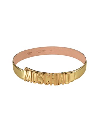 Moschino Lettering Logo Belt - Moschino - Modalova