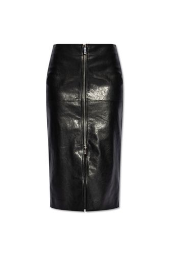 Ediaz Front-zip Leather Skirt - Isabel Marant - Modalova