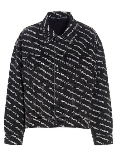 All Over Logo Print Jacket - Alexander Wang - Modalova