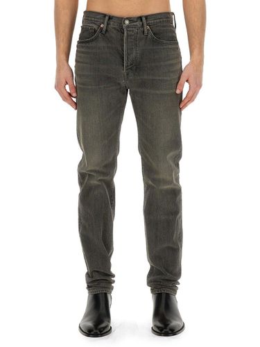 Logo Patch Straight Leg Jeans - Tom Ford - Modalova