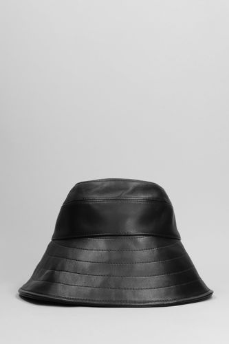 The Attico Leather Bucket Hat - The Attico - Modalova