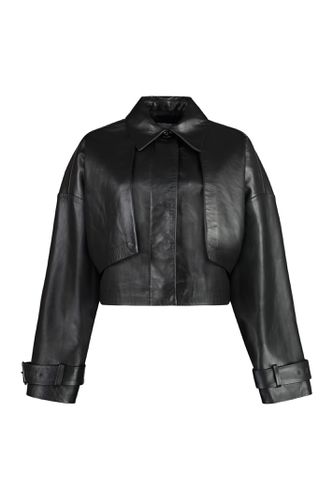 Calvin Klein Leather Jacket - Calvin Klein - Modalova