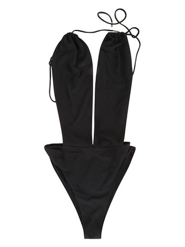 V-neck Sleeveless Jumpsuit - Saint Laurent - Modalova