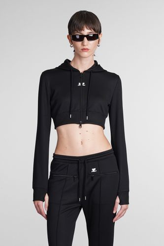 Courrèges Crop Hoodie - Courrèges - Modalova