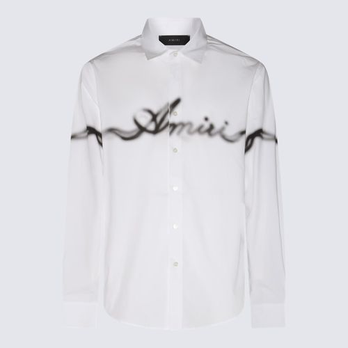 AMIRI White Cotton Shirt - AMIRI - Modalova