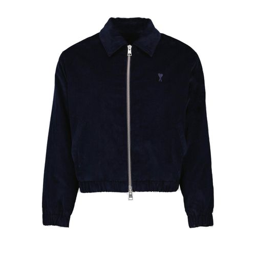 Ami De Coeur Zip-up Corduroy Shirt Jacket - Ami Alexandre Mattiussi - Modalova