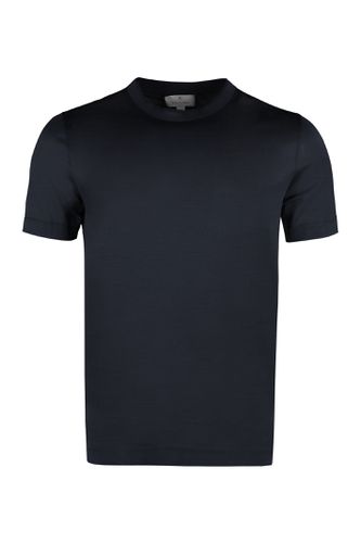 Canali Cotton Crew-neck T-shirt - Canali - Modalova