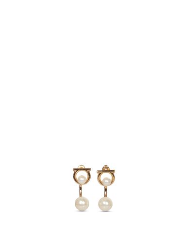 Ferragamo Gold Hook Earrings - Ferragamo - Modalova