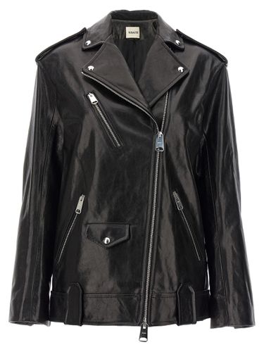 Khaite hanson Leather Biker Jacket - Khaite - Modalova