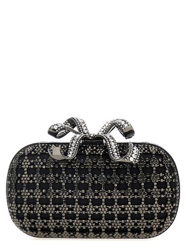 Self-portrait black Crystal Clutch - self-portrait - Modalova