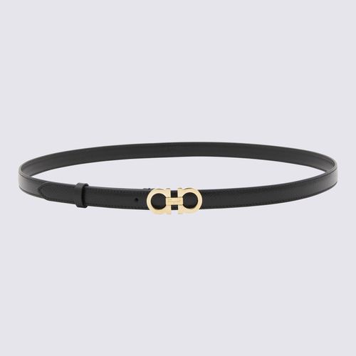 Leather Gancini Belt - Ferragamo - Modalova