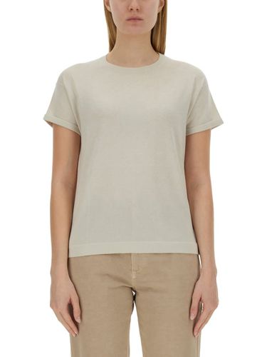 Cashmere And Silk T-shirt - Brunello Cucinelli - Modalova