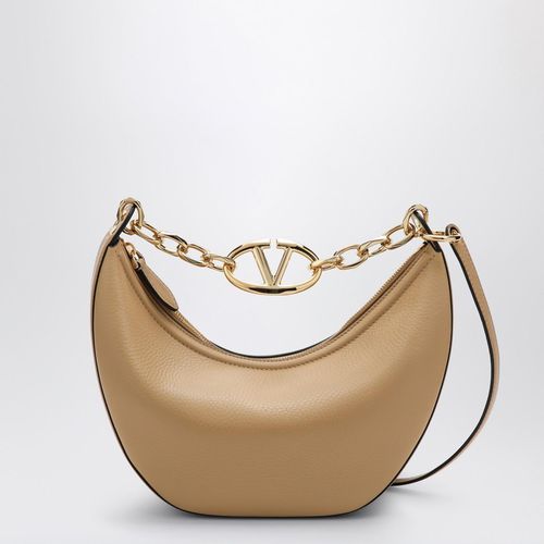 Vlogo Moon Cappuccino-coloured Small Hobo Bag - Valentino Garavani - Modalova