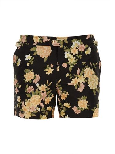 All-over Floral Printed Swim Shorts - Tom Ford - Modalova