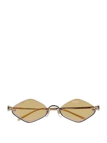 Geometric Half-rim Frame Sunglasses - Gucci Eyewear - Modalova