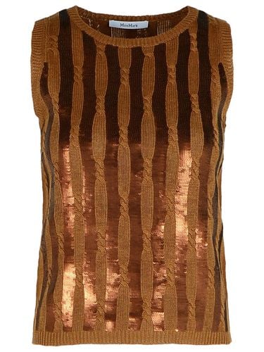 Max Mara golia Brown Linen Tank Top - Max Mara - Modalova