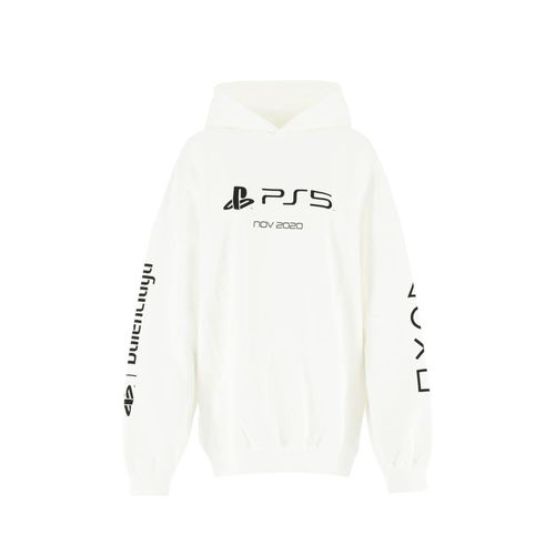 Balenciaga Logo Hooded Sweatshirt - Balenciaga - Modalova