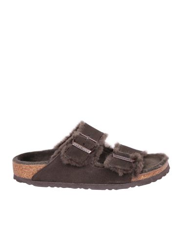 Arizona Double Strap Shearling Sandals - Birkenstock - Modalova